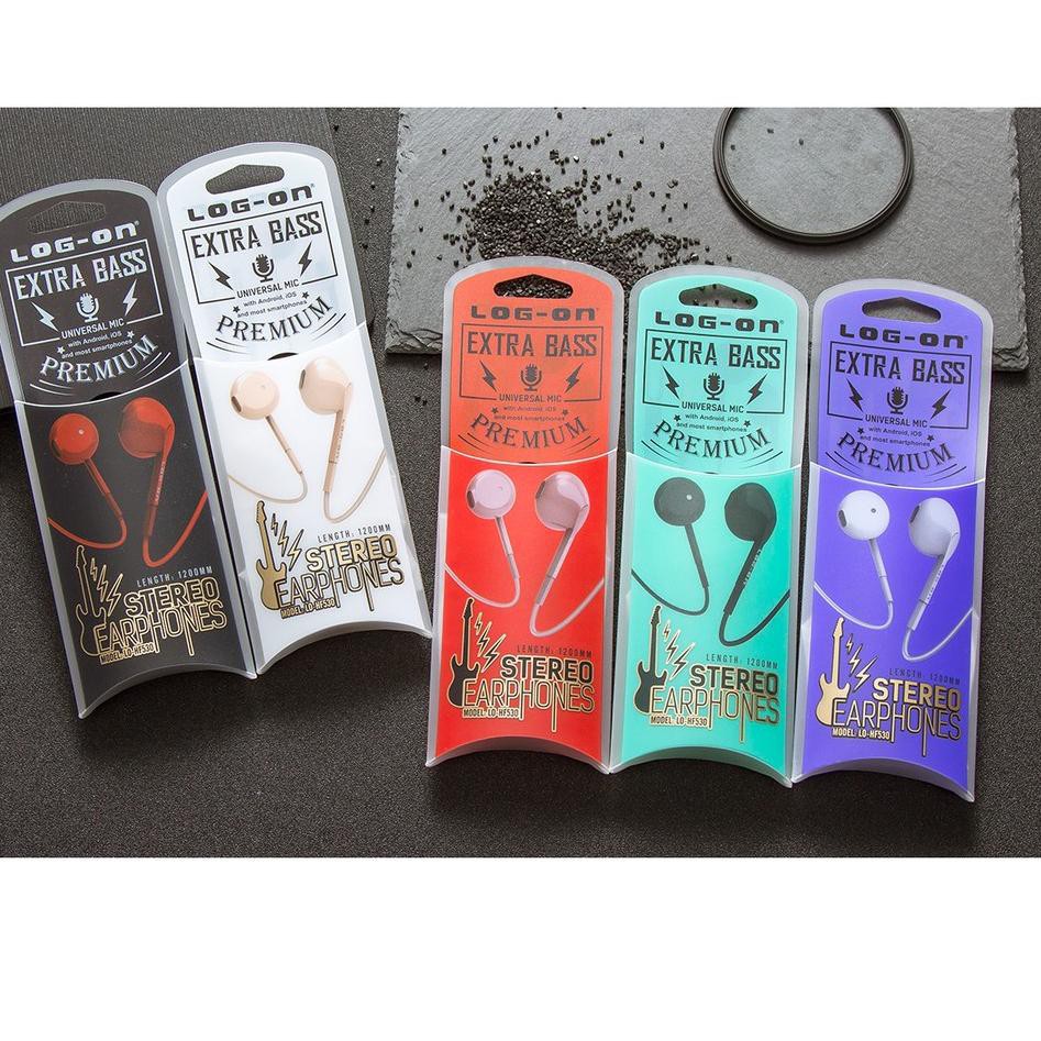 Tai Nghe Nhét Tai Âm Thanh Siêu Trầm Star 5.5 Handsfree Premium Basslo-Hf530 Log-On | BigBuy360 - bigbuy360.vn