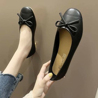 Giày bệt da mềm êm búp bê nữ kiểu dáng basic dễ thương