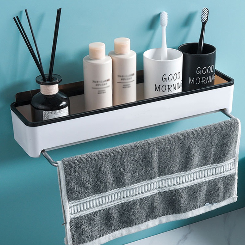 Giá Treo Khăn Gắn Tường Kèm Thanh Nối Dài Tiện Dụng Cho Nhà Bếp / Phòng Tắm