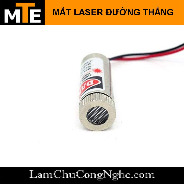 Đầu phát tia laze 3-5V 5mW - Module laser sáng đỏ vạch ngang 12mm có điều chỉnh tiêu cự