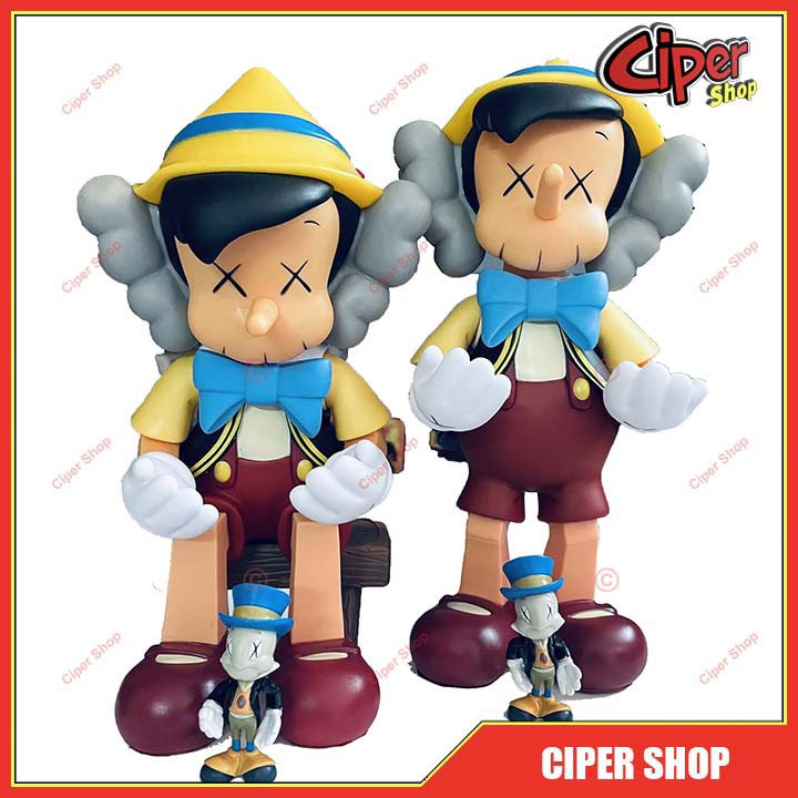 Mô hình Mand Kaws Pinocchio - Jiminy Cricket - Figure Mand kaws