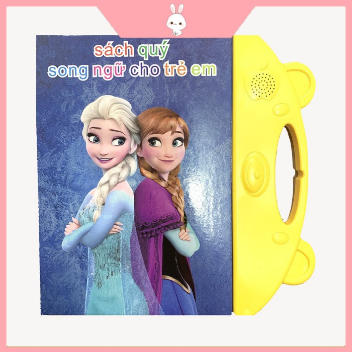 Sách quý song ngữ 💥 𝑭𝑹𝑬𝑬𝑺𝑯𝑰𝑷💥 tặng kèm pin  sách tập đọc nói cho bé