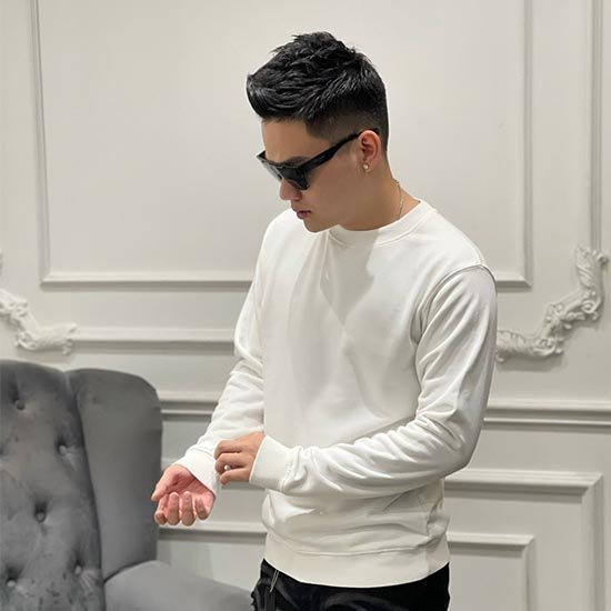 Áo Thu Đông Nam Nữ - Áo Nỉ Nam Dài Tay Basic Chất Liệu Poly Mềm Mịn-  TD68