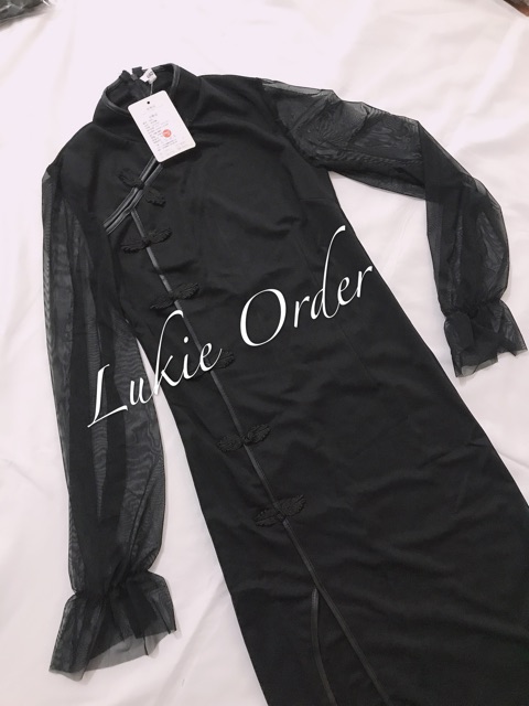 [LUKIE-ORDER] Sườn xám cách tân Trung Hoa (Ảnh thật) | BigBuy360 - bigbuy360.vn