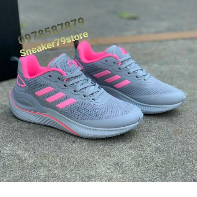 Giày Adidas Run Alphamagma Pink/Grey NỮ  2021  Hình Ảnh Độc Quyền