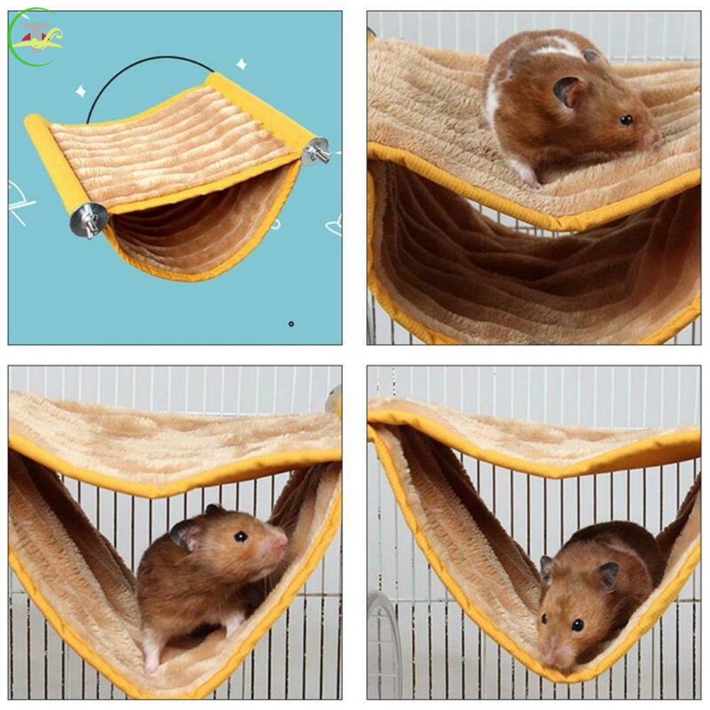 Võng Ngủ Hai Lớp Ấm Áp Mùa Đông Cho Hamster / Heo Guinea / Lợn / Thỏ / Chuột Hamster / Thỏ / Nuôi