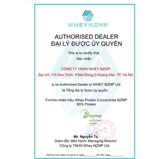 Whey Protein Concentrate NZMP 80% Protein - Đạm whey cô đặc