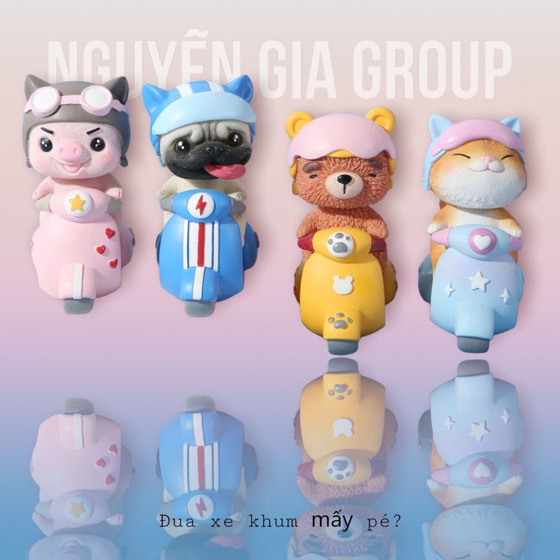 Tượng chibi mèo đi hia đáng iu kute- quà lưu niệm, quà sinh nhật tuổi học sinh tại Nguyễn Gia group Cao Đạt Quận 5