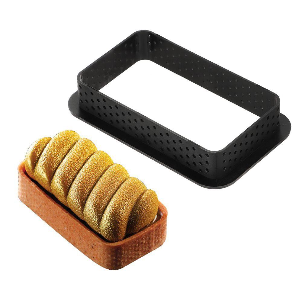 CONOPERY Khuôn Làm Bánh Tart Hình Oval / Vuông Độc Đáo Tiện Dụng Cho Nhà Bếp