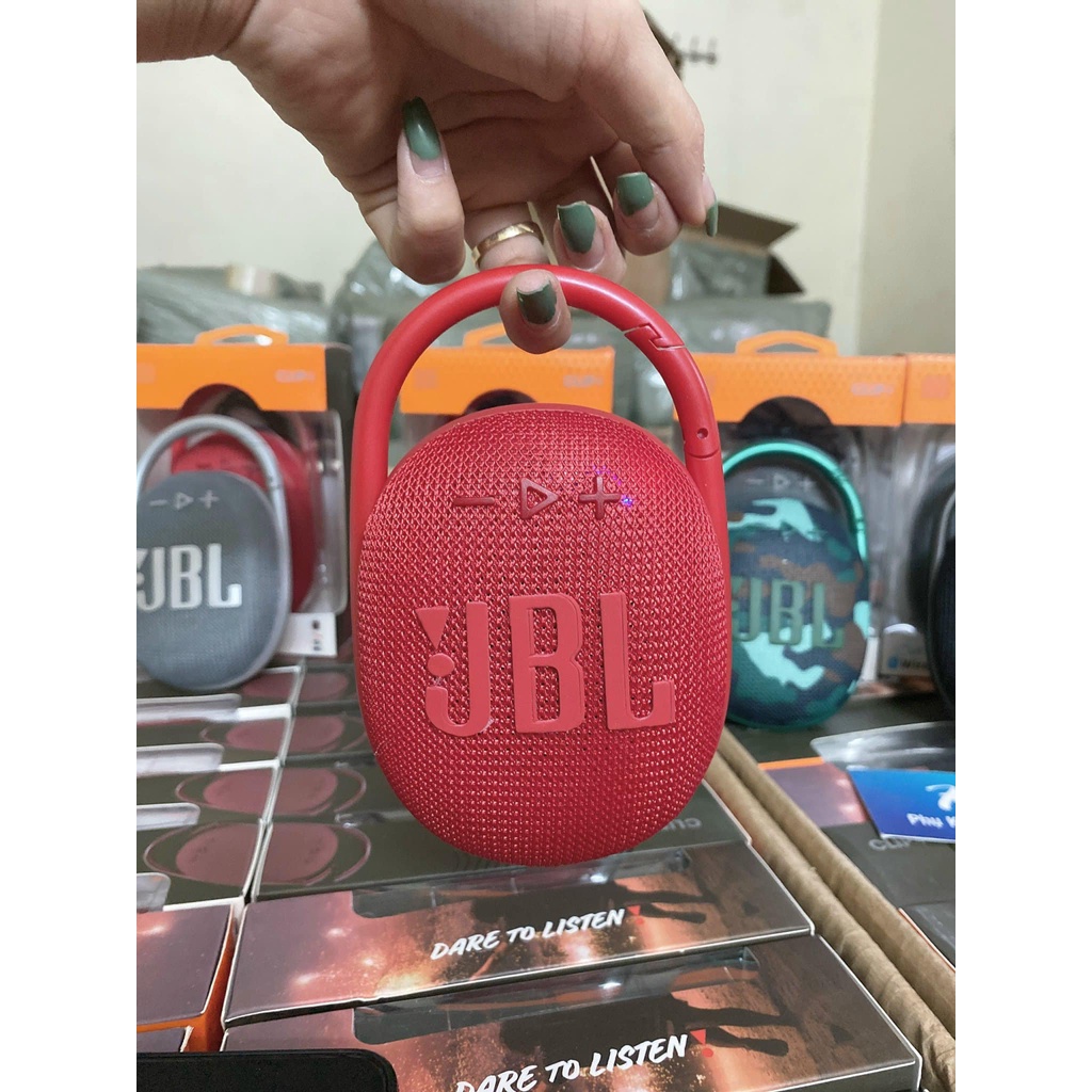 Loa Bluetooth Clip 4  5.1  Mini Clip4 Loa Trầm Ngoài Trời Chống Nước IP67 Di Động Có Móc - BẢO HÀNH ĐỔI MỚI Tvdtech