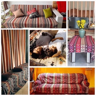 Thảm Phủ / TRANG TRÍ SOFA / KHĂN TRẢI BÀN THỔ CẨM ĐA NĂNG Kích Thước 200 × 150 cm ĐX145
