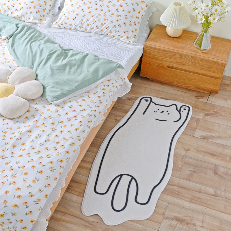 Thảm Trải Sàn Mềm Mại Họa Tiết Hoạt Hình Dễ Thương
