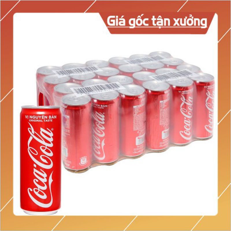 [LỐC 6 LON ] COCA COLA