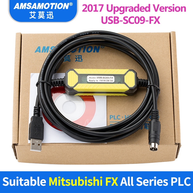 Dây Cáp Lập Trình USB-SC09-FX Cho Mitsubishi PLC FX-USB-AW FX2N / FX1N / FX0 / FX0N / FX0S / FX1S / FX3U