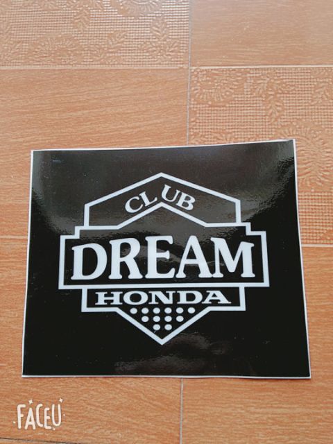 Decal dán đèn hậu cho xe Dream