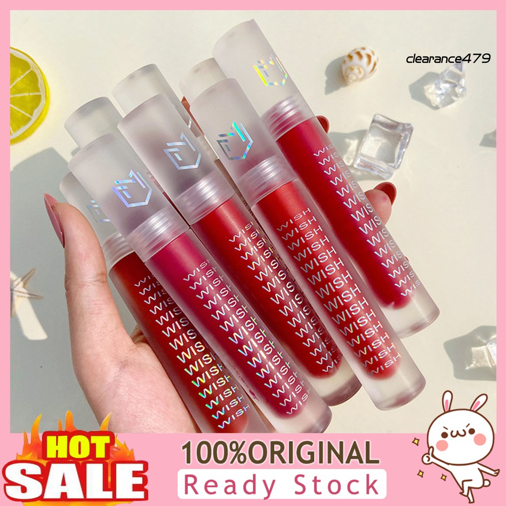 (Hàng Mới Về) Son Môi Lâu Trôi Không Dính Màu Nhung Mờ Thời Trang Dành Cho Nữ