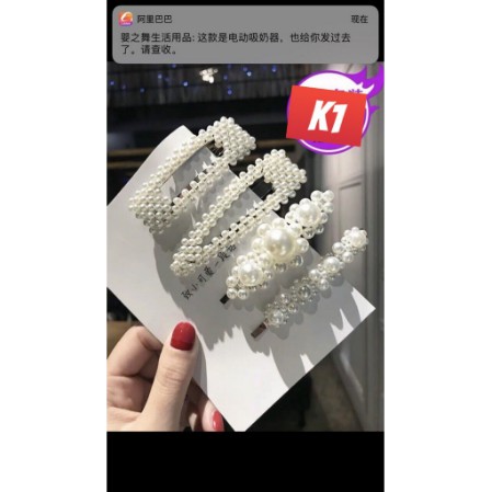 kẹp tóc đính đá hàn quốc siêu xinh