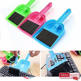 bộ chổi quét và hốt rác mini