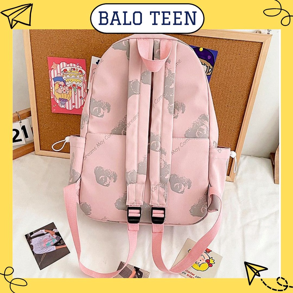 BALO NỮ NAM MINI THỂ THAO, ĐI HỌC, DU LỊCH THỜI TRANG UNISEX - TÚI CẶP XÁCH ĐỰNG LAPTOP ULZZANG COMFOR