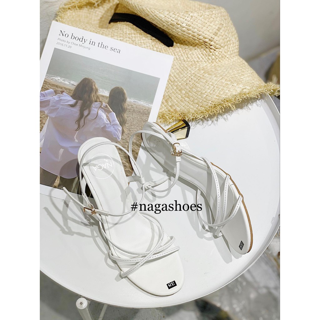 <3 GIÀY CAO GÓT NAGASHOES QUAI CHÉO DÁNG MẢNH 5P NAC163 > . new ‼️ . new ! <3 🇻🇳 2020 : ｡ ྆ས