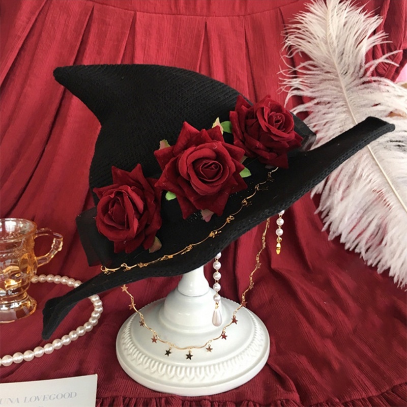 Mũ phù thủy phong cách Lolita hóa trang Halloween