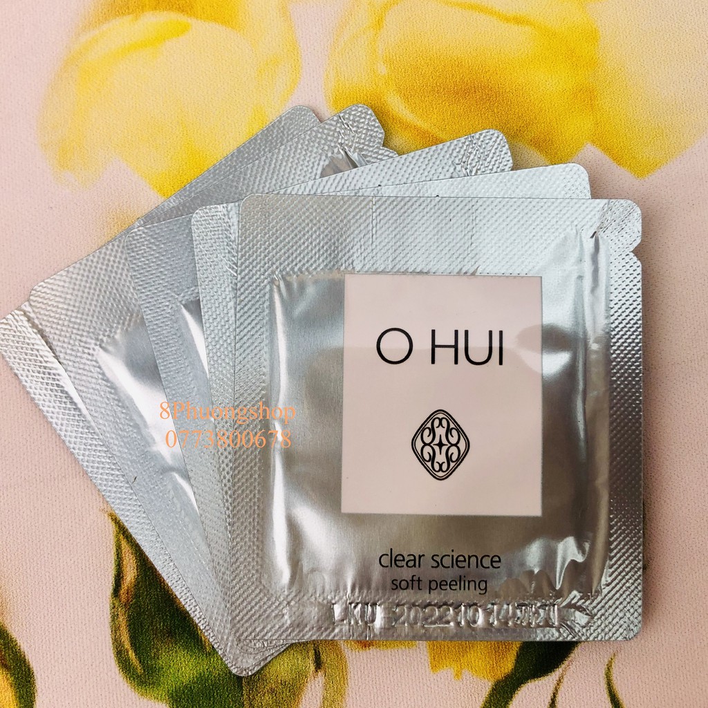 (date 2023)Sample Tẩy Tế Bào Chết Ohui - Ohui Clear Science Soft Pelling 1ml/gói