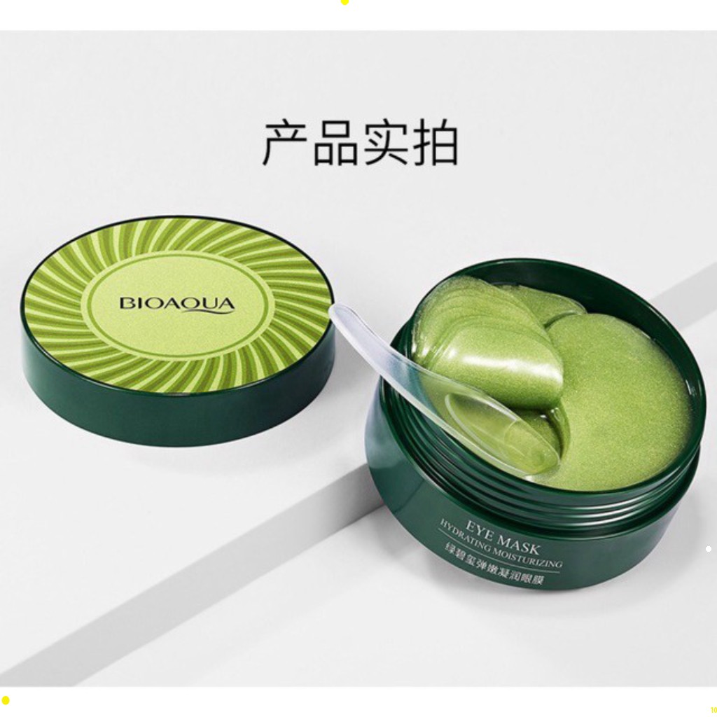 mặt nạ mắt Bioaqua 60 miếng, miếng đắp mặt nạ tảo biển giảm thâm quầng, mọng mắt, nhăn mắt MAA | BigBuy360 - bigbuy360.vn