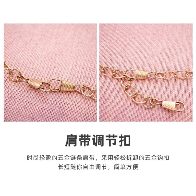 Túi xách nữ, túi xách đeo chéo dây xích khoá thiên nga túi hộp 1 ngăn trẻ trung nhẹ nhàng