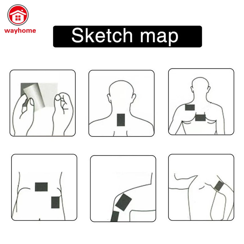 Bộ 8 miếng dán thảo dược giảm đau khớp/ cơ thể