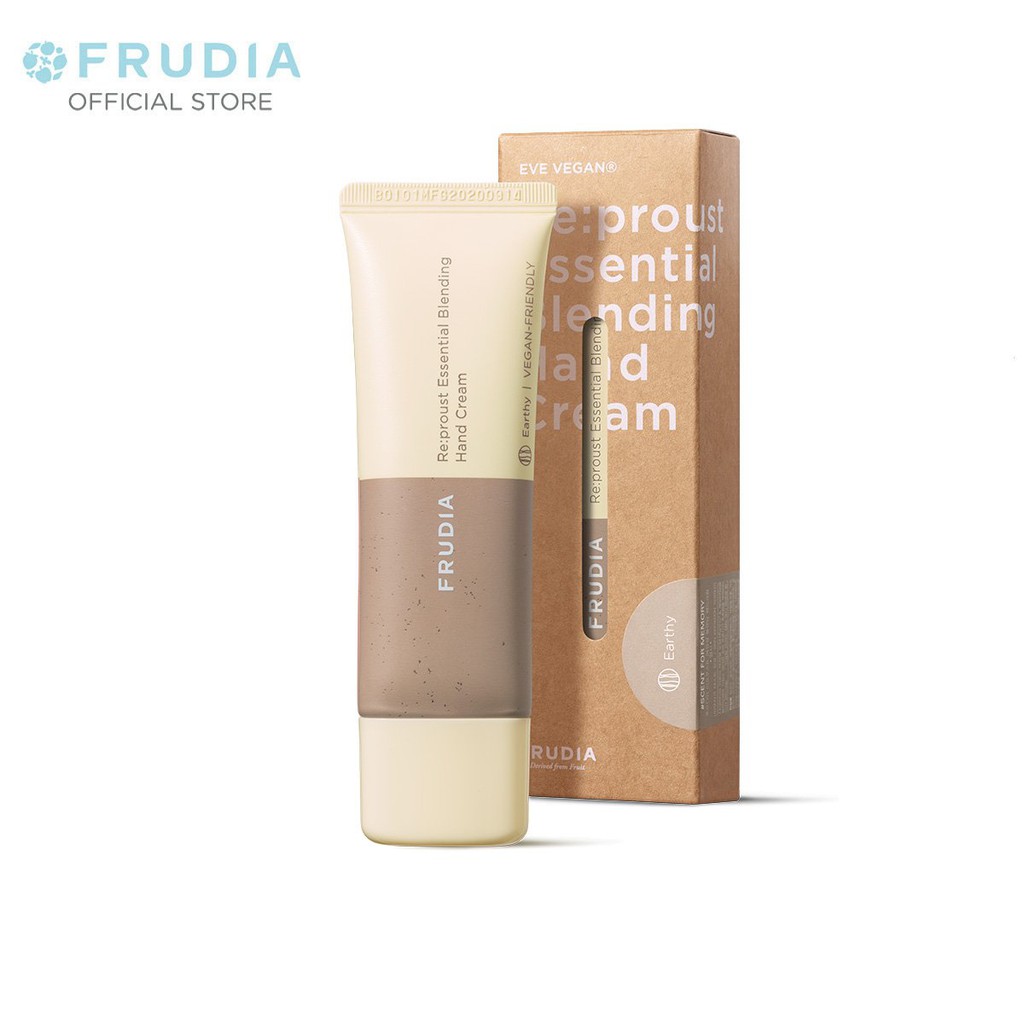 [TẶNG 66K]Kem dưỡng tay Frudia Re:proust Essential Blending Handcream Earthy 50g | BigBuy360 - bigbuy360.vn