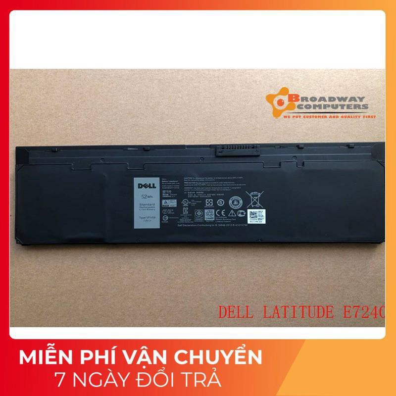 [Mã 1511ELSALE hoàn 7% đơn 300K] ⚡️[52w zin] Pin laptop Dell Latitude E7240 E7250 WD52 P22S GVD76 VFV59 J31N7