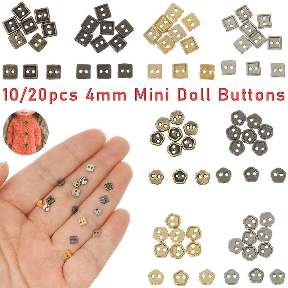 Set 10 / 20 Nút Búp Bê Mini 4 Màu Xinh Xắn