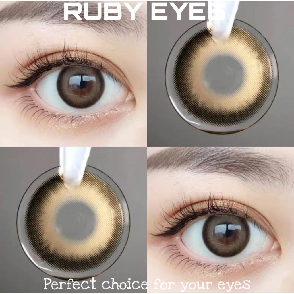 Tổng hợp 14 mẫu lens RUBY Eyes Nâu hot nhất