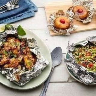 Giấy bạc nướng cá thịt