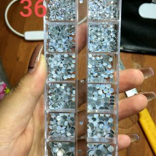 Đá chân keo mầu trắng gạo số 36