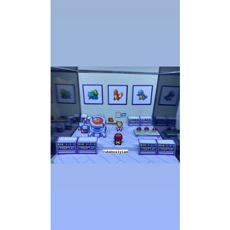 Hộp cube mô hình pokemon started gen 1