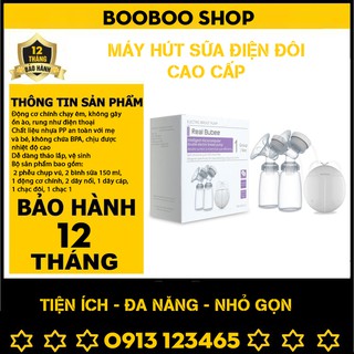 MÁY HÚT SỮA ĐIỆN ĐÔI REAL BUBEE ( BH 12 THÁNG ) .