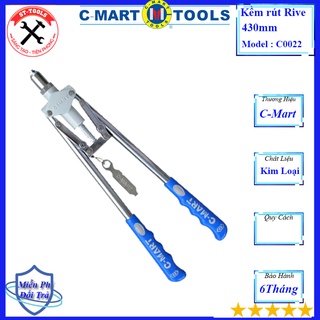 Kềm rút rive c-mart c0022 430mm 4 lỗ 2.8mm ; 3.2mm ,4.0mm ,4.8mm