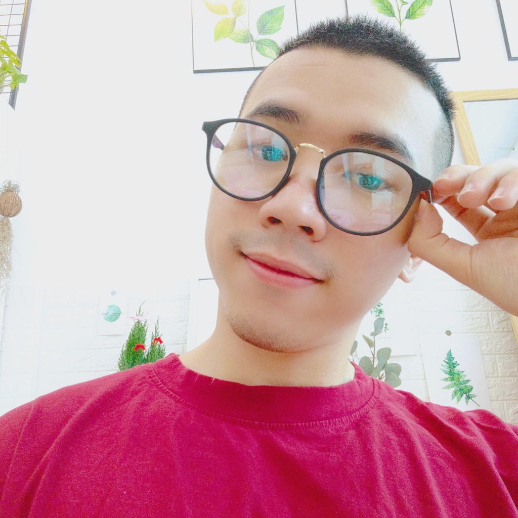 Gọng kính nhựa dẻo tròn thời trang nam nữ KAMI NACHI phong cách đơn giản TR90.209 [CÓ THỂ LẮP TRÒNG CẬN] | BigBuy360 - bigbuy360.vn