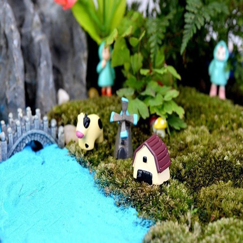 Set 3 Mô Hình Động Vật Mini Trang Trí Sân Vườn