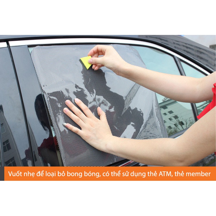 🚗 Bộ 2 miếng decal dán kính chống nắng, chống tia UV cho xe hơi, ô tô