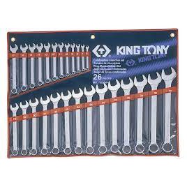 6-32mm Bộ vòng miệng 26 cái hệ mét Kingtony 1226MR