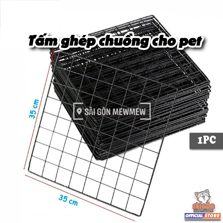 Tấm lưới đen ghép chuồng cho thú cưng