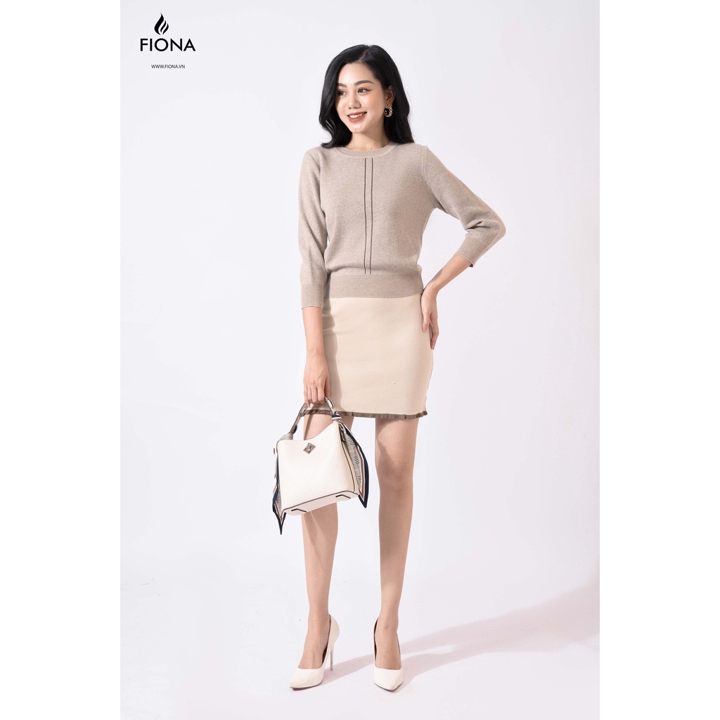 Áo Len Tay Lỡ FIONA, Áo Len Cổ Tròn Thu Đông Nữ Tính Mã F850760 | BigBuy360 - bigbuy360.vn