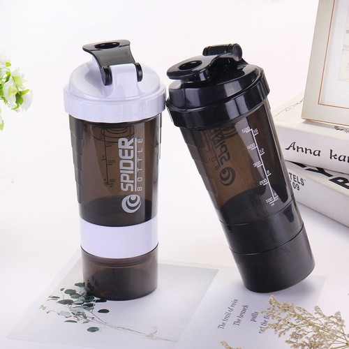 [Mã FAMALLT5 giảm 15% đơn từ 30k] Bình Lắc Thể Thao Tập Gym 3 Ngăn Dung Tích 500ml Có Chia Vạch Chính Hãng Đại Nam Sport