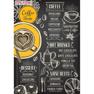 Tranh dán tường 3d trang trí quán cà phê BINBIN TC56 (Có in theo yêu cầu)