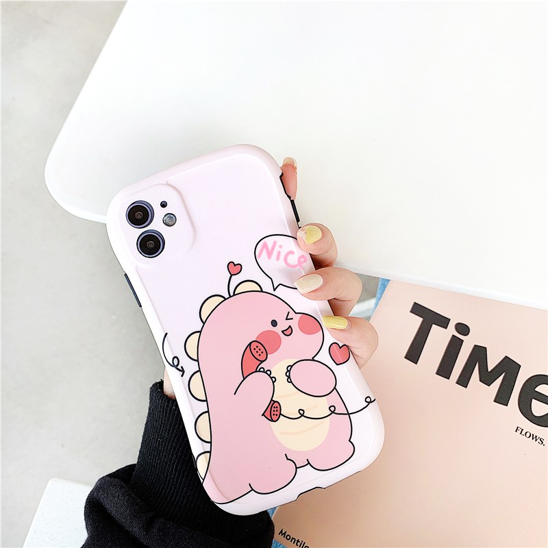 Ốp lưng iphone Couple Dino IMD viền cong dày dặn 5/5s/6/6plus/6s/6splus/7/7plus/8/8plus/x/xs/11/12/pro/max/plus/promax | BigBuy360 - bigbuy360.vn