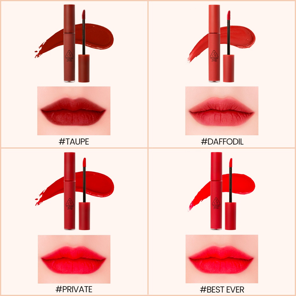 Son Kem lì 3CE Velvet Lip Tint