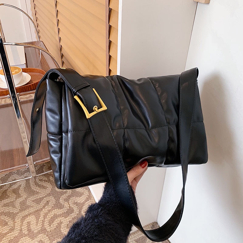 Túi đeo chéo IELGY dáng vuông nhỏ thiết kế đơn giản thời trang Hàn Quốc