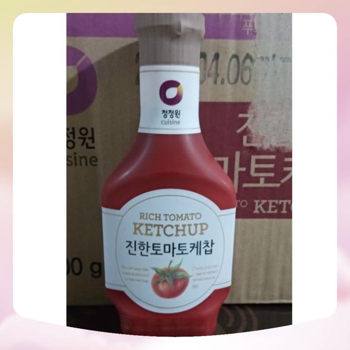 Tương Cà Chua ăn pizza Hàn Quốc 500g (RICH TOMATO KETCHUP)
